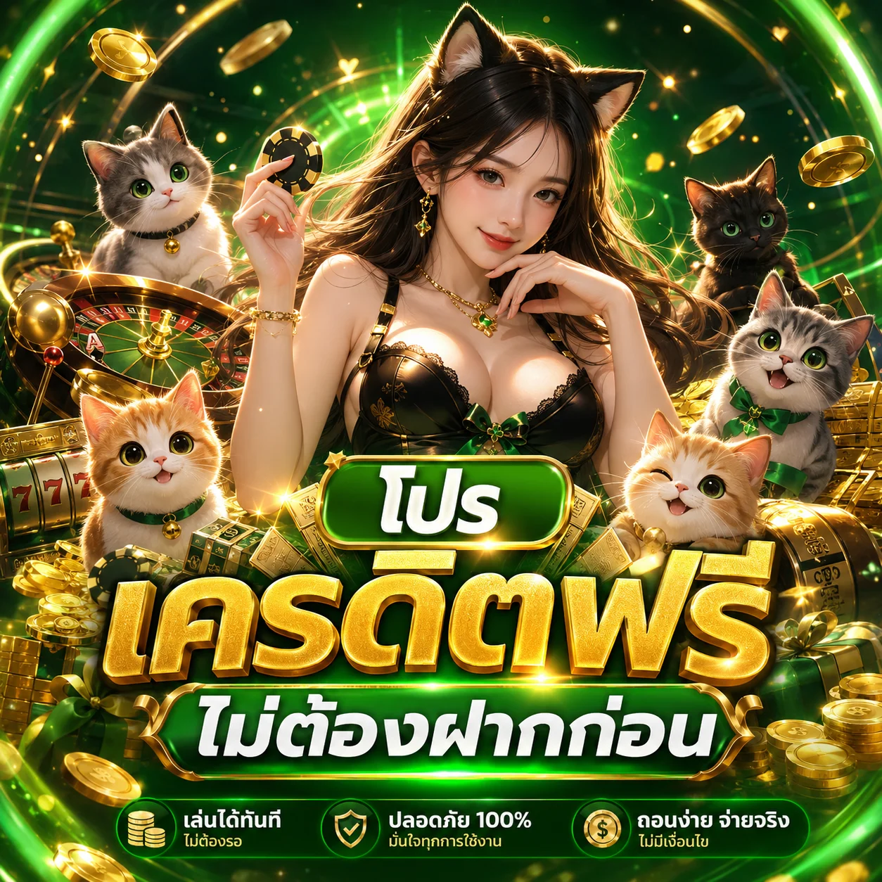 โปรคืนยอดเสีย LUCKYCAT889 รับเงินคืนทุกวัน